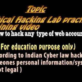 Hacking Web account